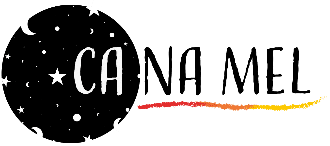 Logotipo final de Ca Na Mel, versión color