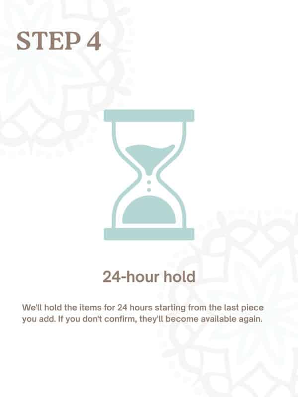 Step 4 · 24-hour hold